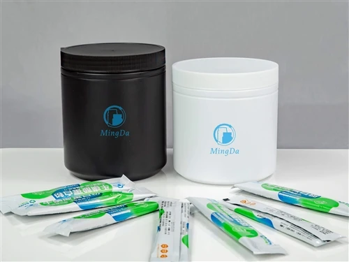 Como as marcas de suplementos escolhem entre garrafas PET e HDPE