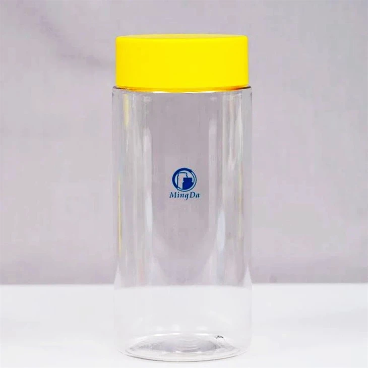 Candy Transparent PET 250ml Cylinder Bottle